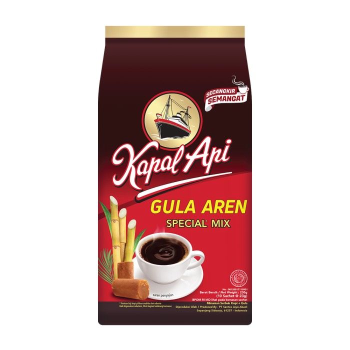 Jual Kapal Api Special Mix Pack Gula Aren Pack Less Sugar Bahan