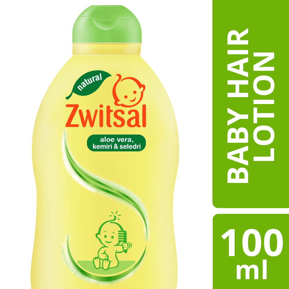 Zwitsal Natural Baby Twin Pack Hair Lotion Aloe Vera Tub 100ml - 1