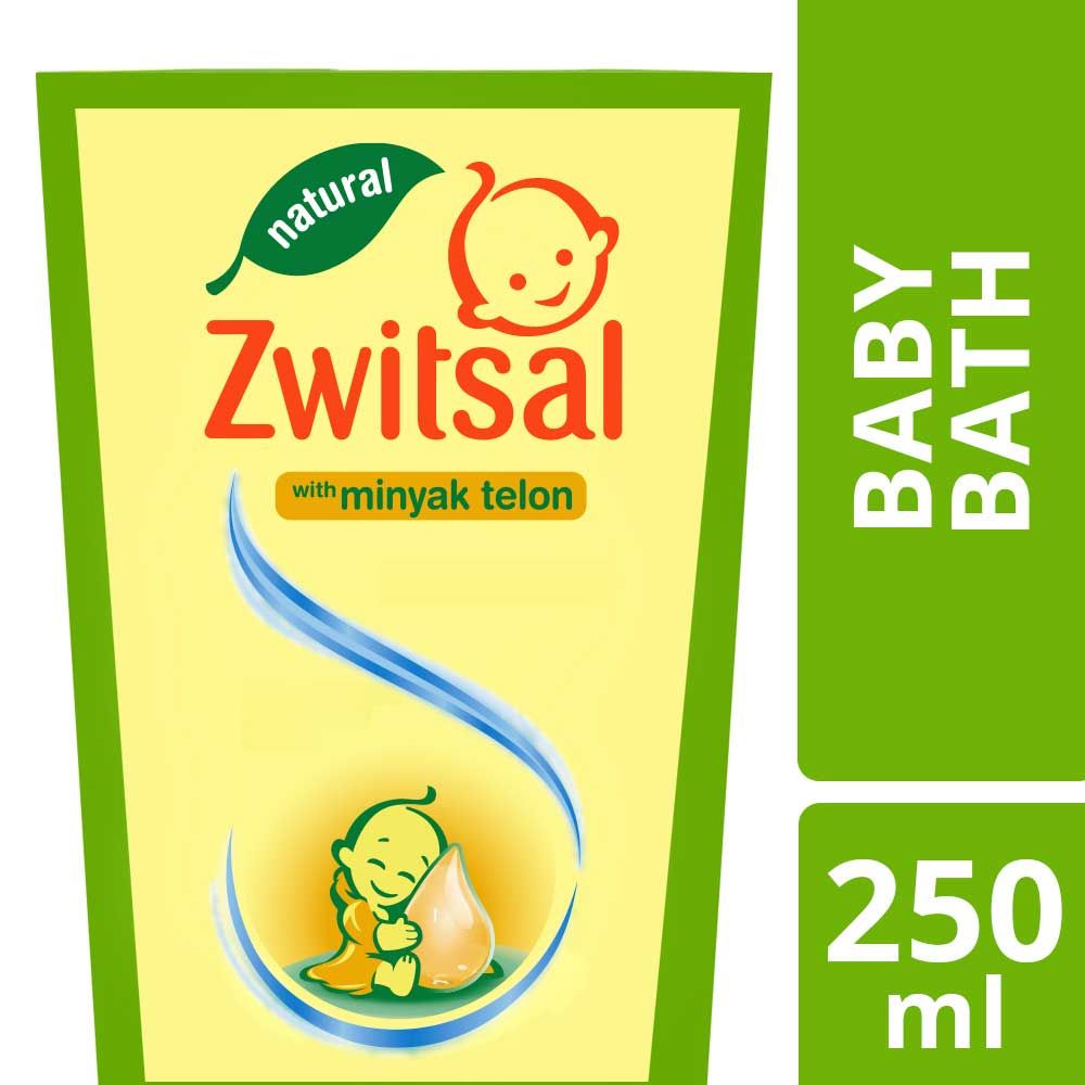Zwitsal Natural Baby Bath Minyak Telon 250ml - 1