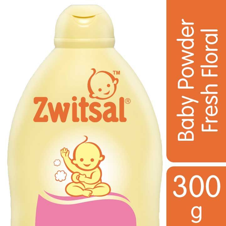 Zwitsal Classic Baby Powder Fresh Floral 300gr Tub - 1