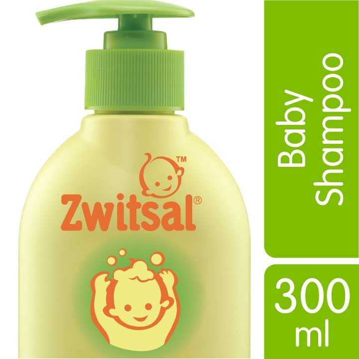 Zwitsal Natural Baby Shampoo Aloe Vera 300ml Pump - 1