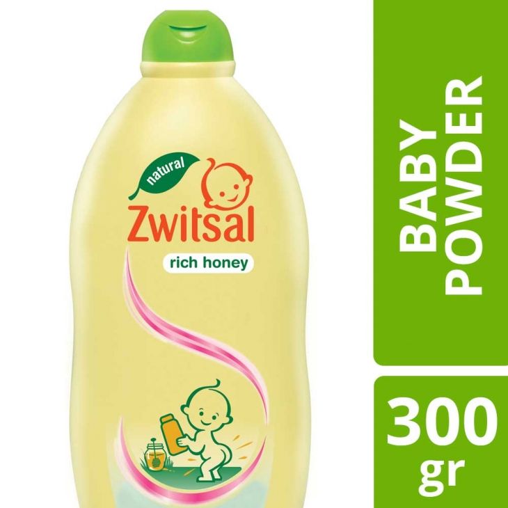 Zwitsal Natural Baby Powder Milk & Honey 300gr - 1