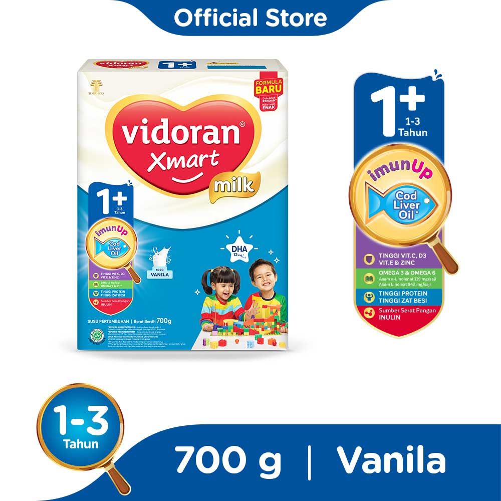 Vidoran Xmart 1+ Vanilla 700gr - 1
