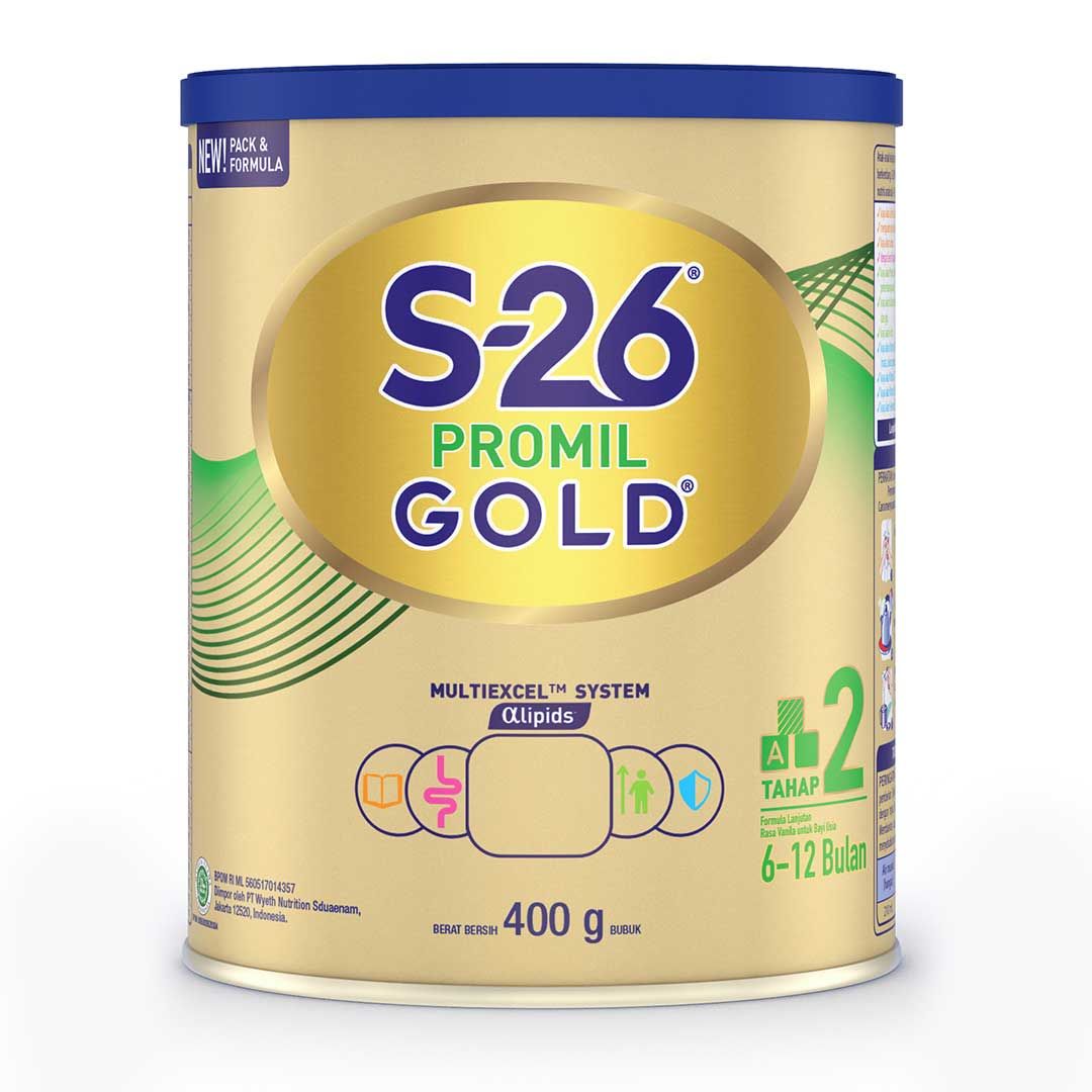 S-26 Promil Gold Tahap 2 400gr (Tin) - 1