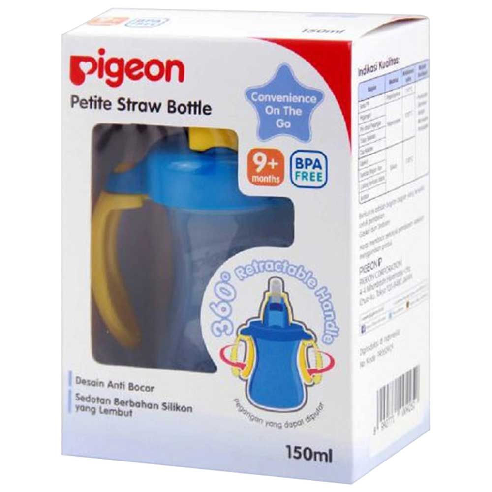 Pigeon Petite Straw Bottle 150ml - Blue - 1