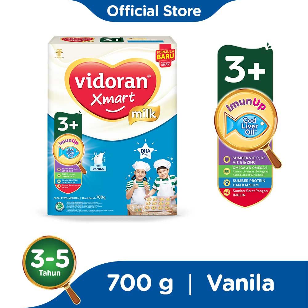 Vidoran Xmart 3+ Vanilla 700gr - 1