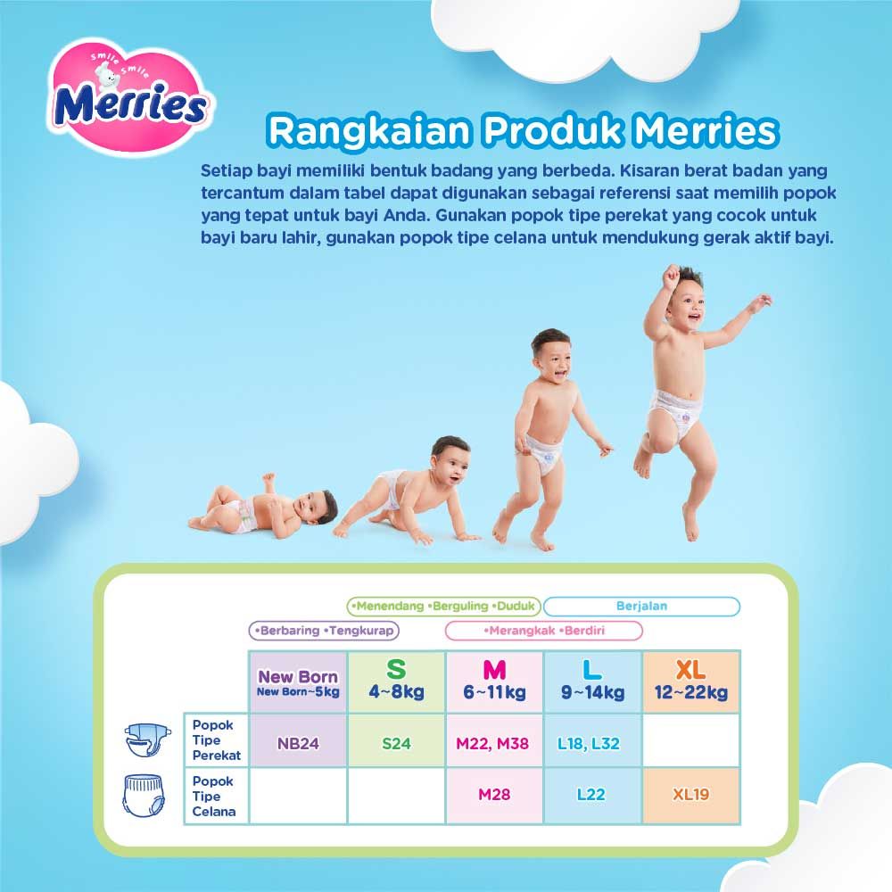 Merries Baby Diapers S 24'S - 6