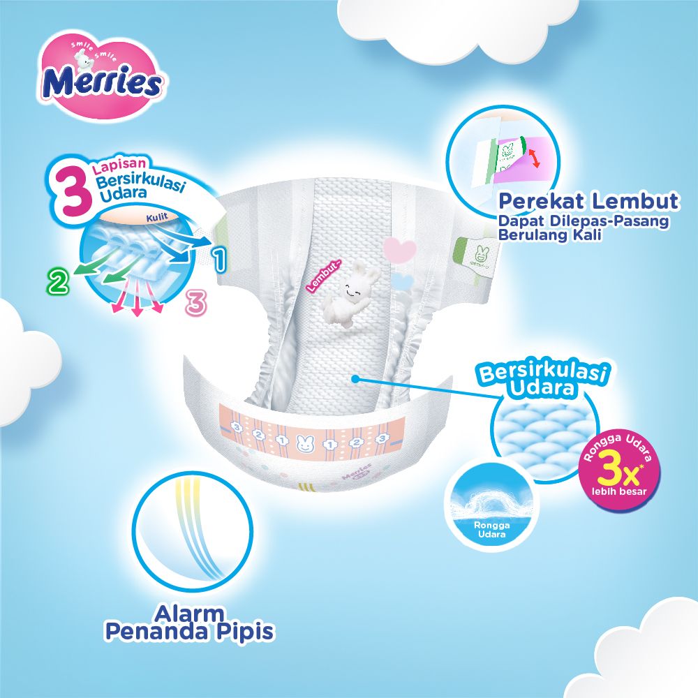 Merries Baby Diapers New Born 24'S - 5