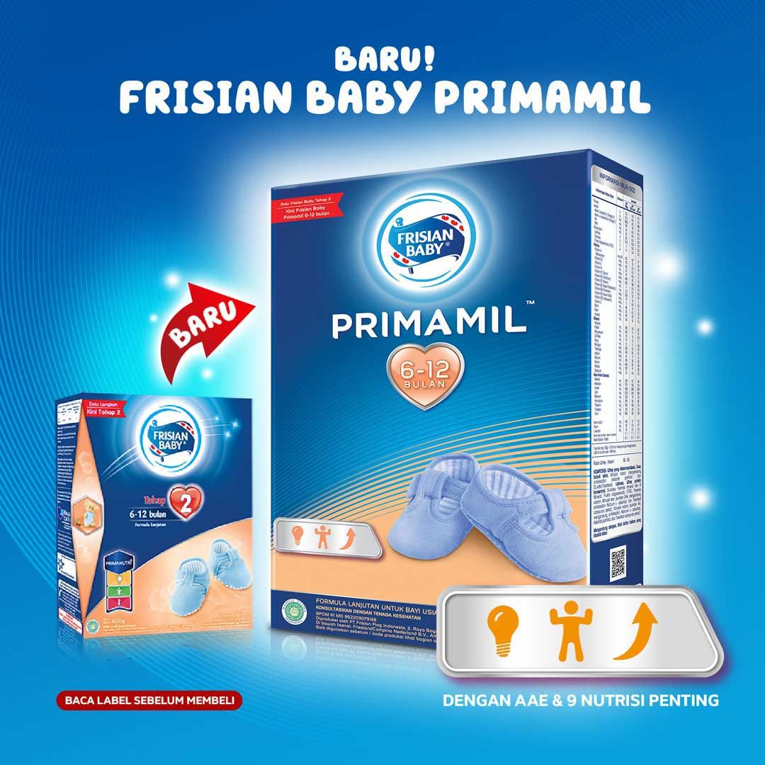 Frisian Primamil Baby Tahap 2 Susu Formula Bayi 6-12 Bulan 400g - 2