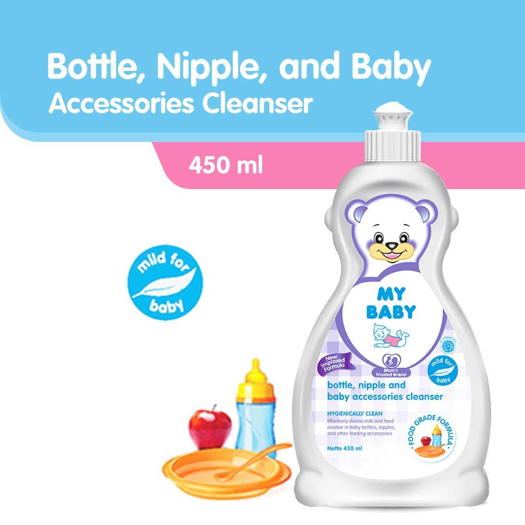 My Baby Bottle, Nipple & Baby Acc. Cleanser 450ml Bottle - 1
