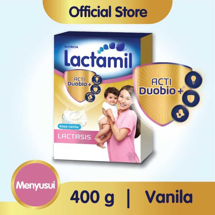 Lactamil Lactasis Vanila Minuman Khusus Ibu Menyusui 400 GR - 1