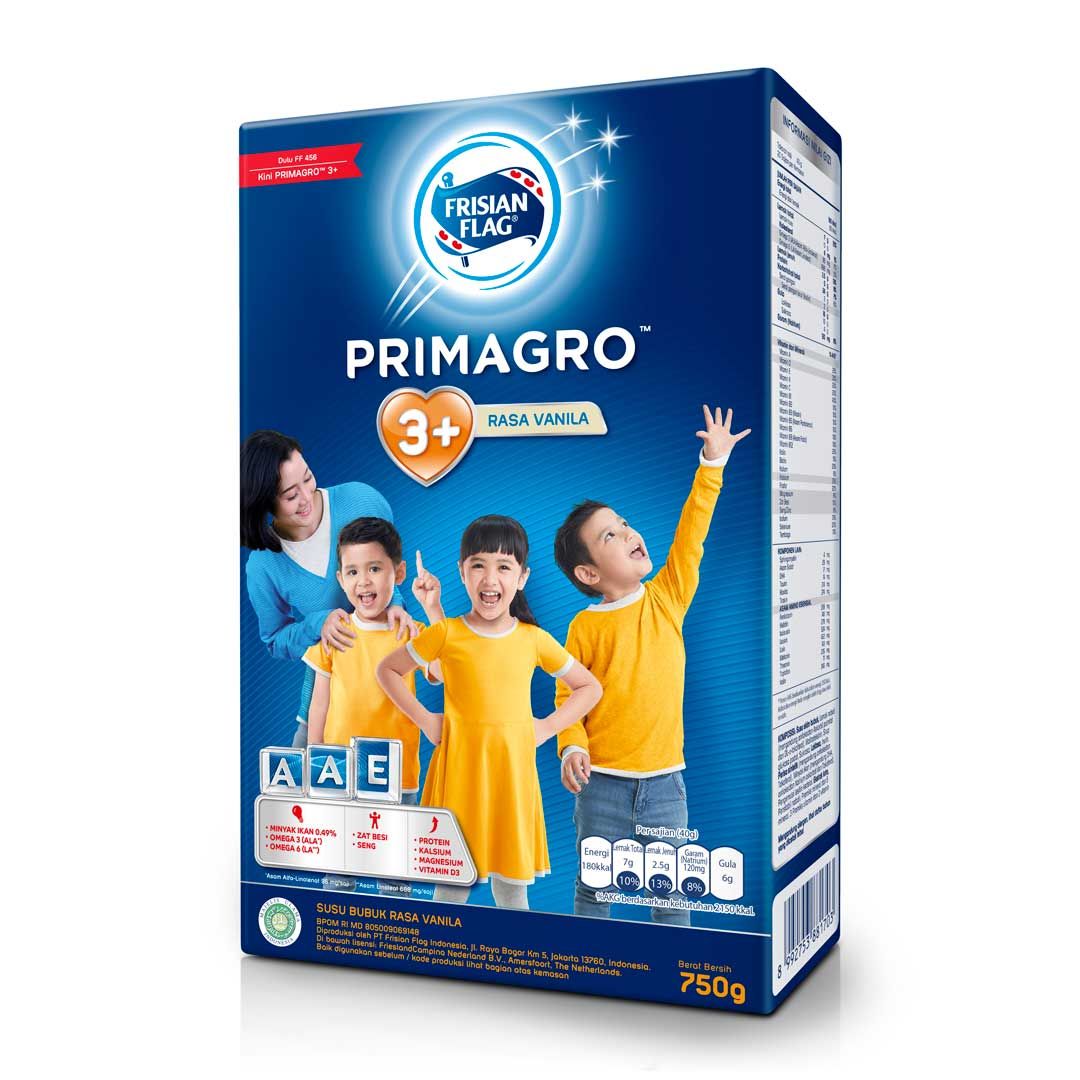 Frisian Flag Primagro 3+ Vanilla 800gr Susu Formula Pertumbuhan Anak - 1