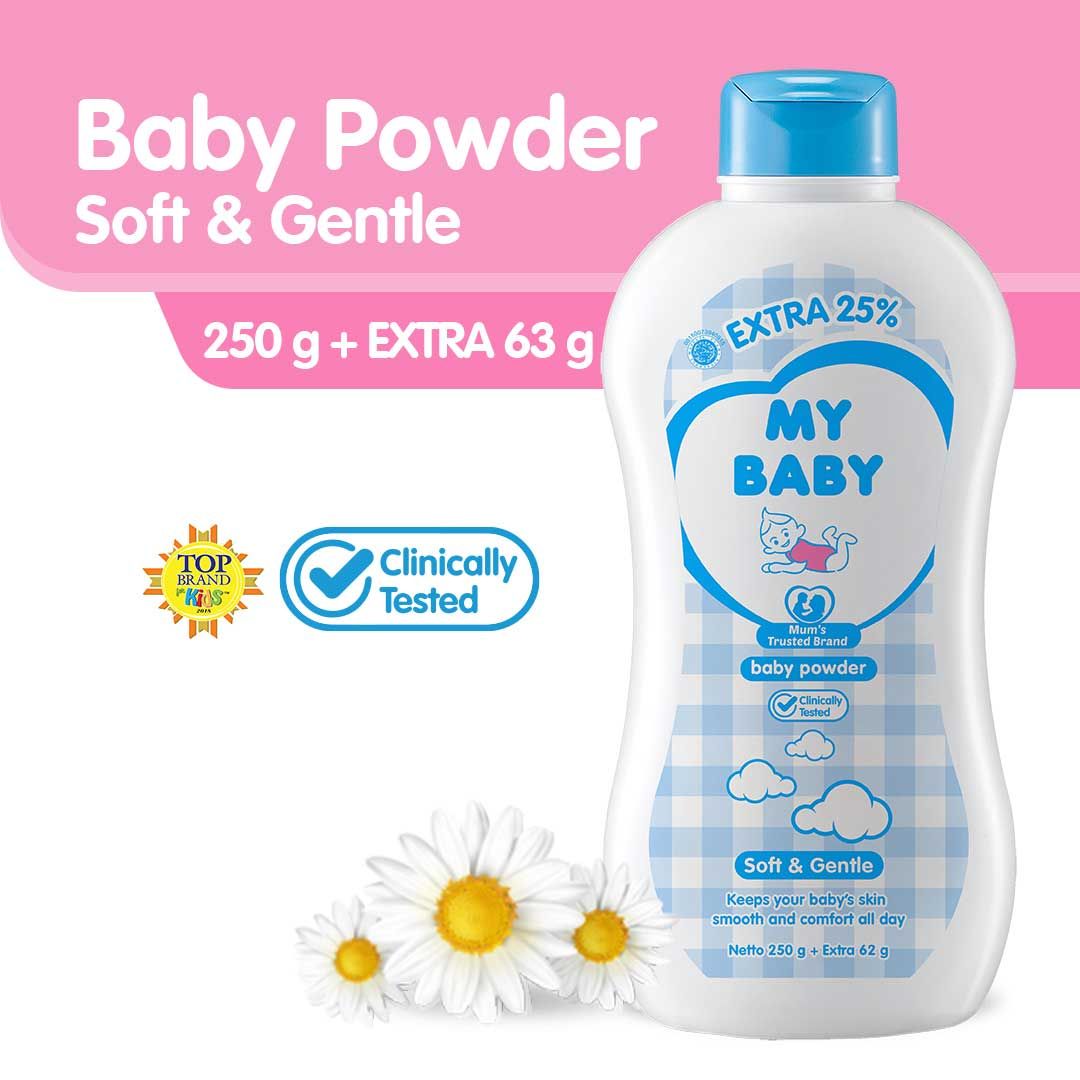 My Baby Powder Soft & Gentle 250gr + 63gr - 1