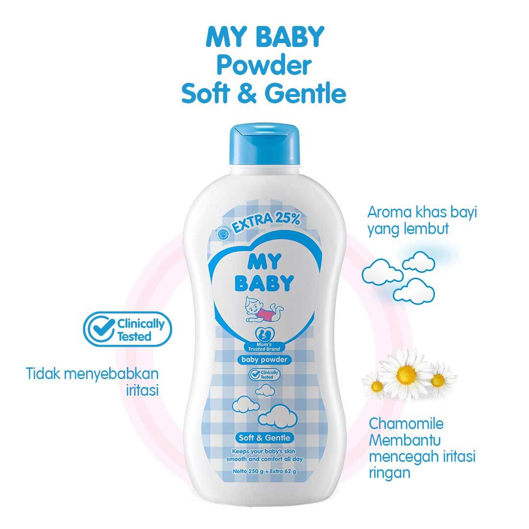 My Baby Powder Soft & Gentle 250gr + 63gr - 4
