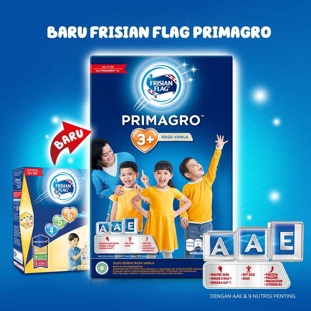 Frisian Flag Primagro 3+ Vanilla 1200gr Susu Formula Pertumbuhan Anak - 1