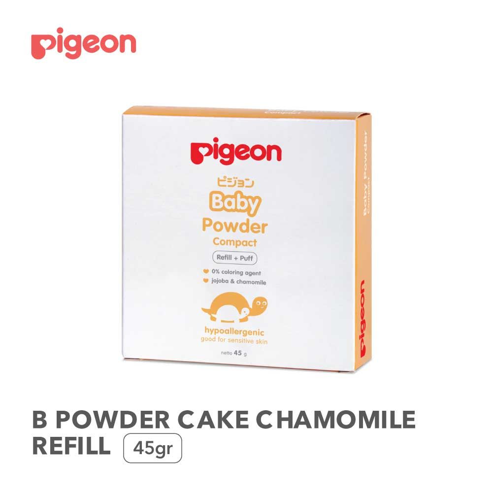Pigeon Baby Powder Cake Chamomile 45gr - Paraben Free - 1