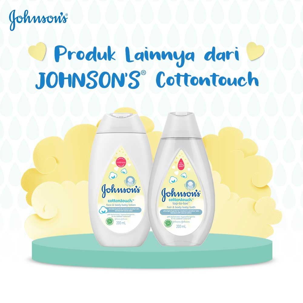 JOHNSON'S Cotton Touch Baby Top To Toe Bath 500ml - 8