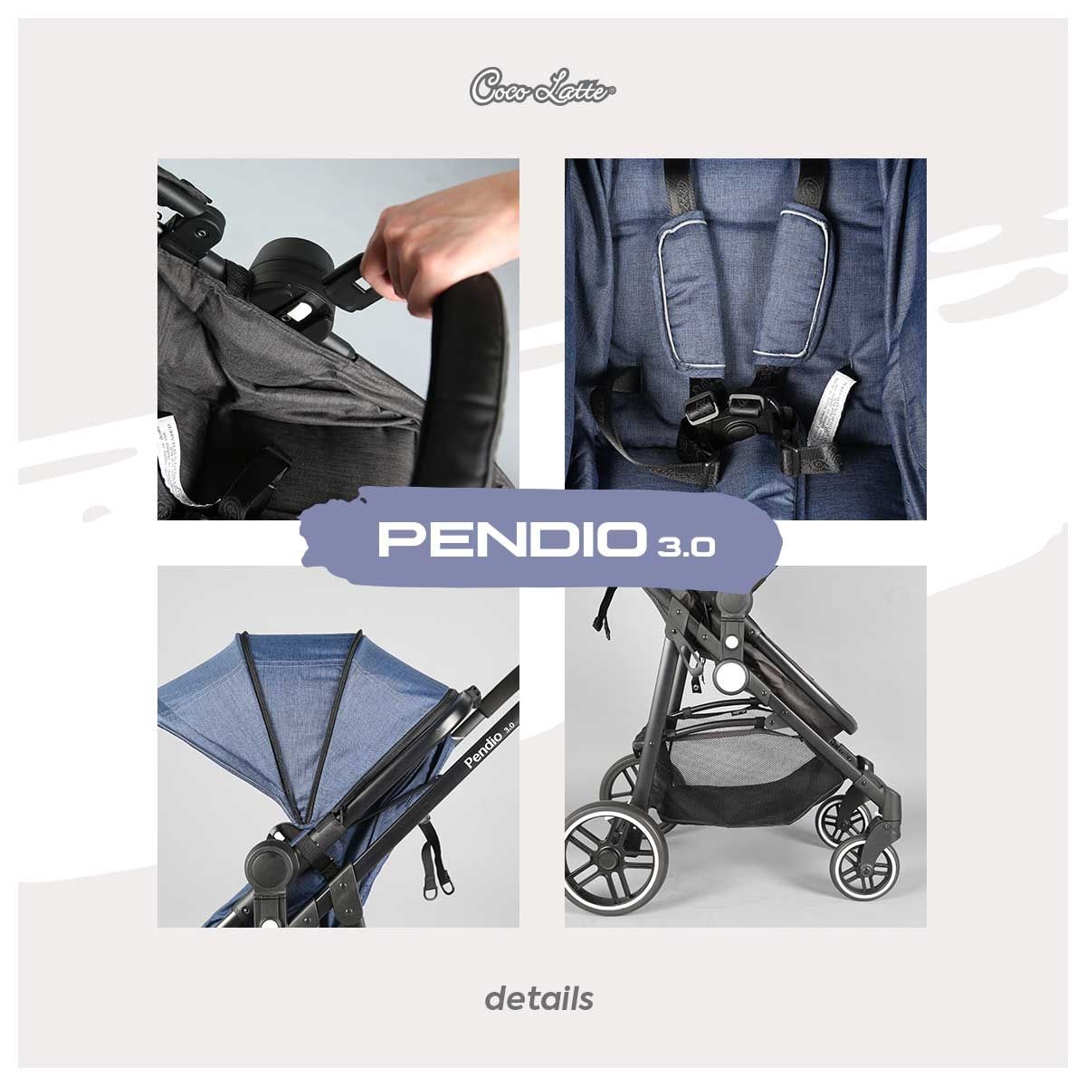 Cocolatte Stroller CL CB 2016 SN Pendio 3.0 Blue - 2