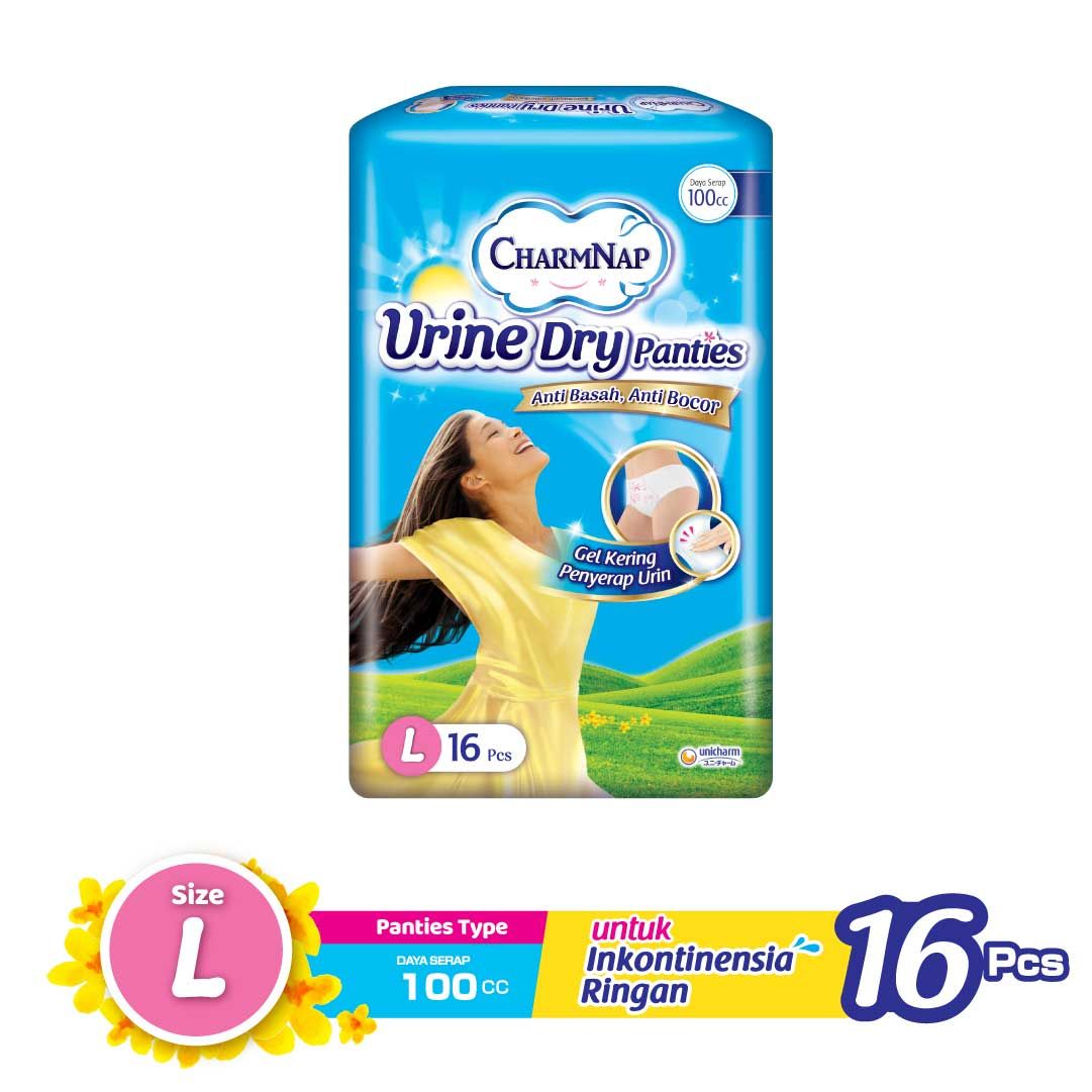 CharmNap Urine Dry Panties 100cc  - L 16 - 1