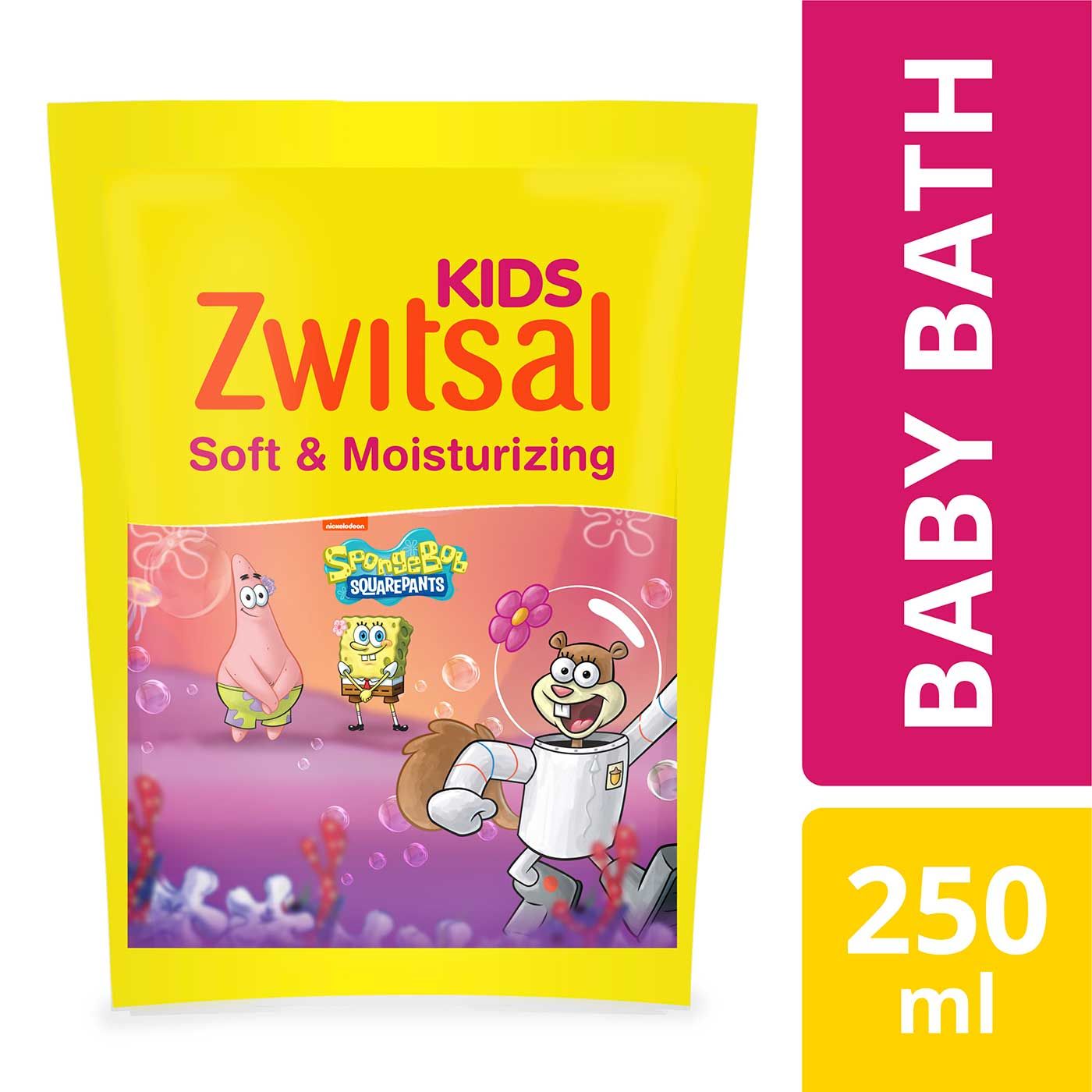 Zwitsal Kids Bubble Bath Pink Soft & Moisturizing 250ml - 2