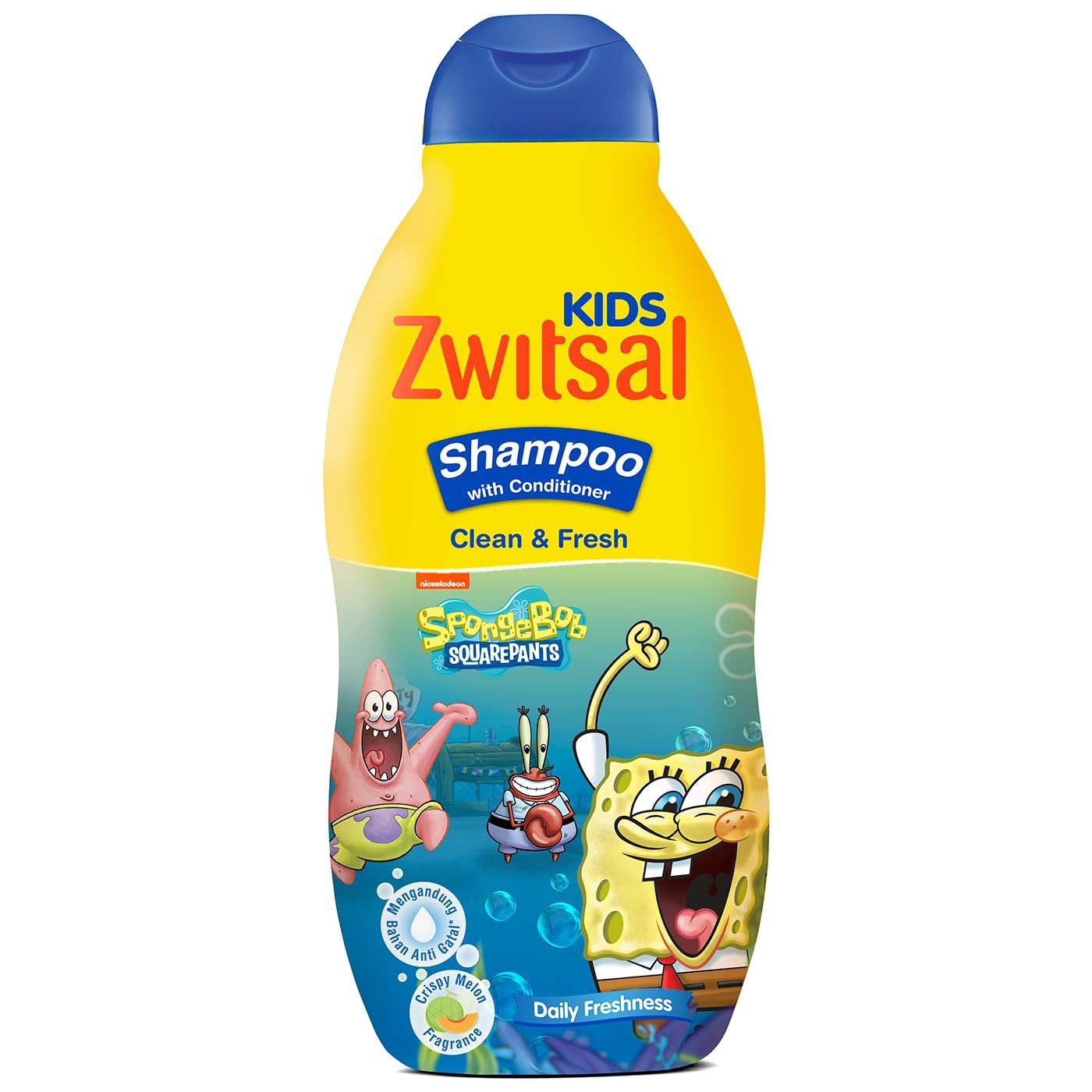 Zwitsal Kids shampoo Blue Clean & Fresh 180ml - 2