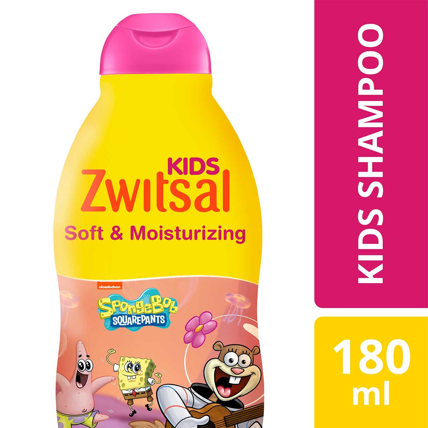 Zwitsal Kids shampoo Pink Soft & Moisturizing 180ml - 1