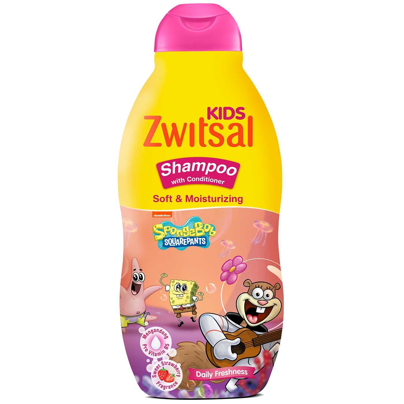Zwitsal Kids shampoo Pink Soft & Moisturizing 180ml - 2