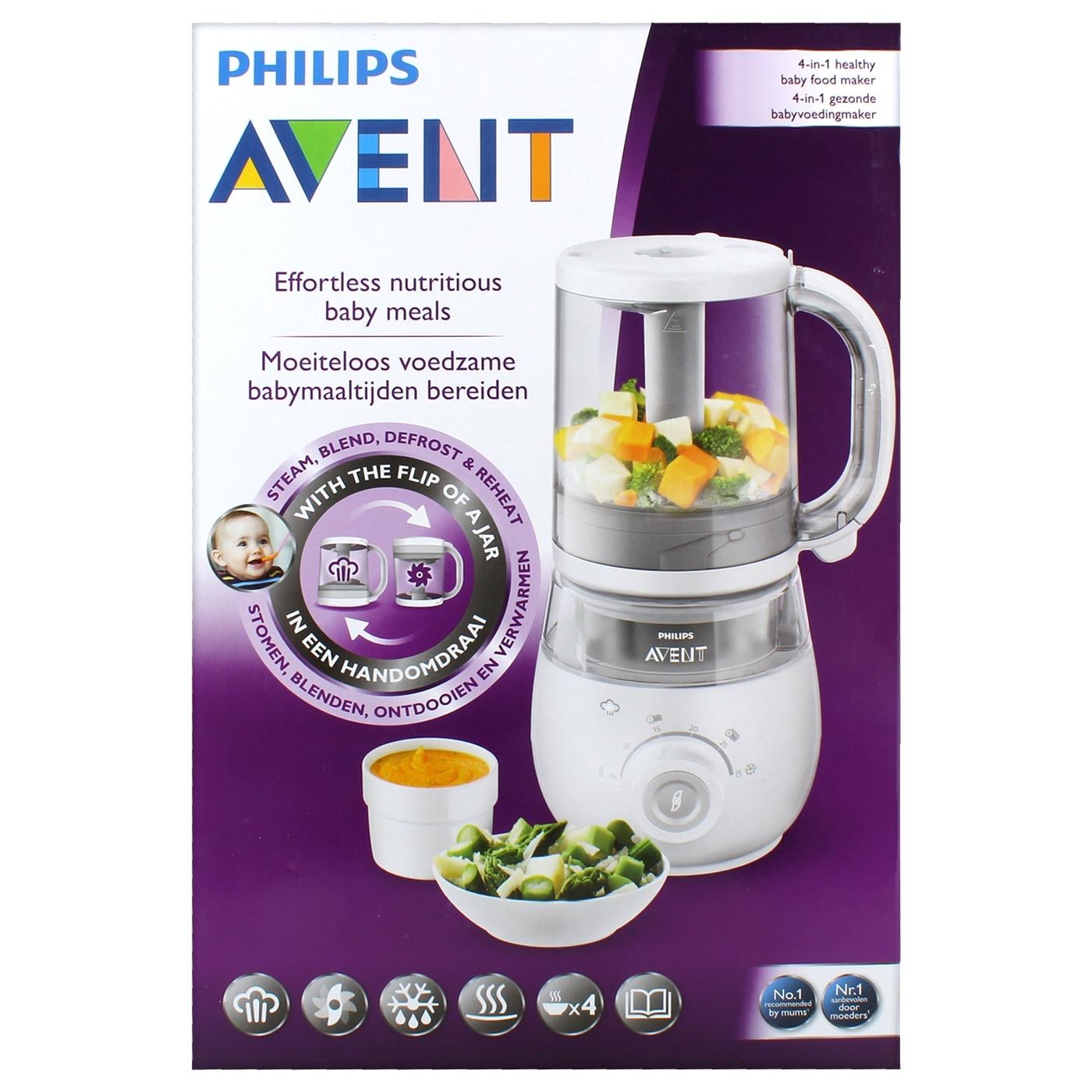 Free Philips Avent 4 In 1 Healthy Steam Mealmaker - 5