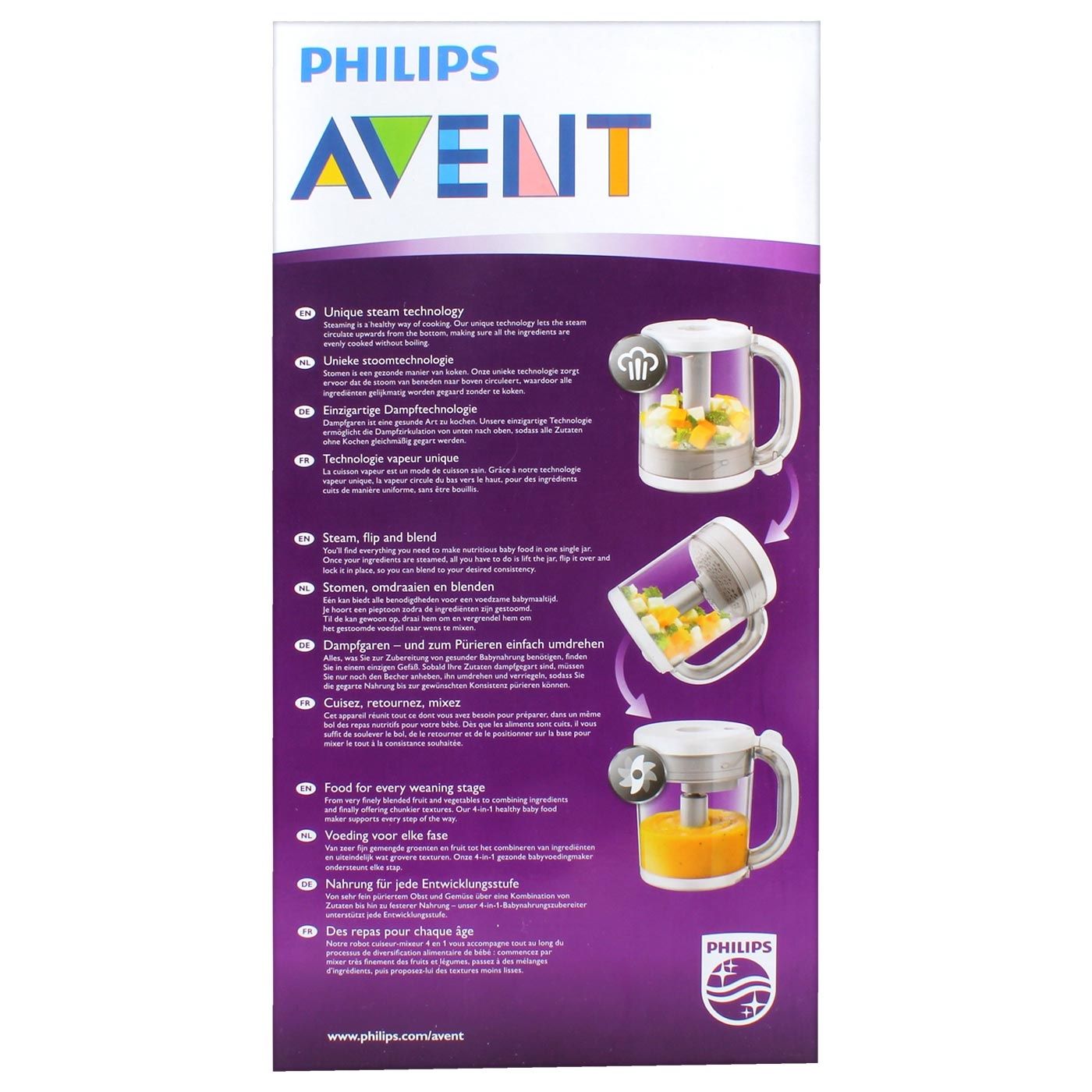 Free Philips Avent 4 In 1 Healthy Steam Mealmaker - 7