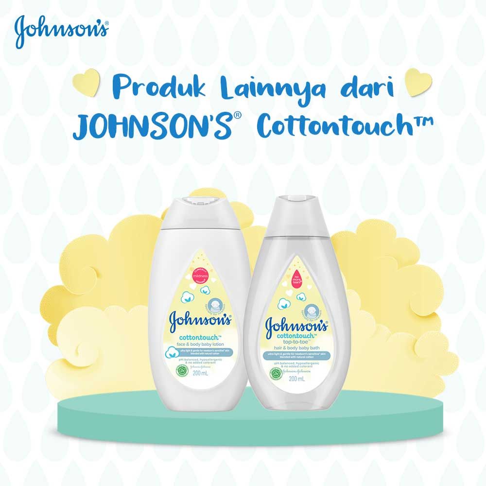 JOHNSON'S Cotton Touch Baby Top To Toe Bath 200ml - 6