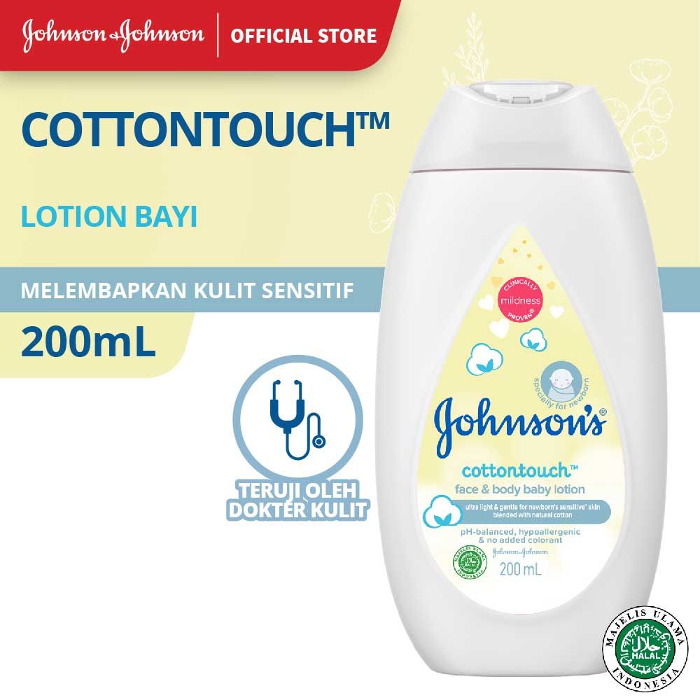 JOHNSON'S Cotton Touch Baby Face & Body Lotion 200ml - 1