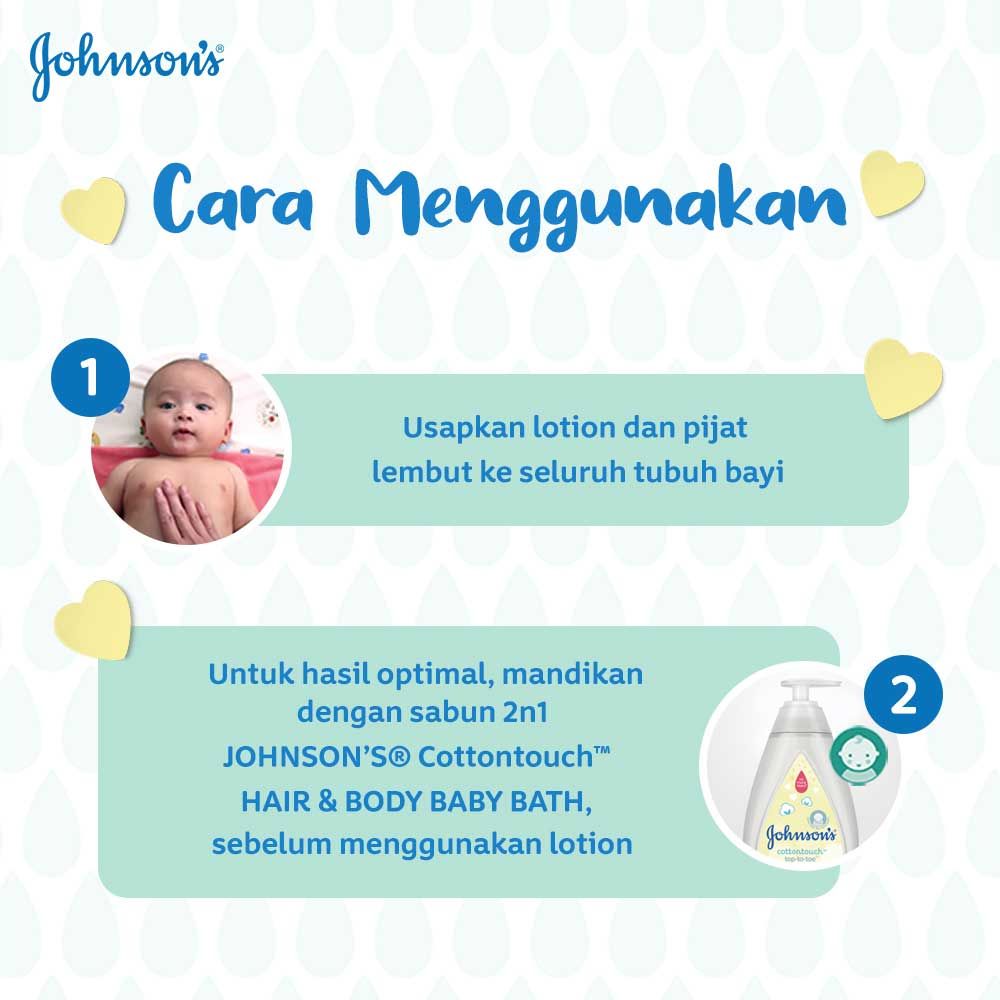 JOHNSON'S Cotton Touch Baby Face & Body Lotion 200ml - 3
