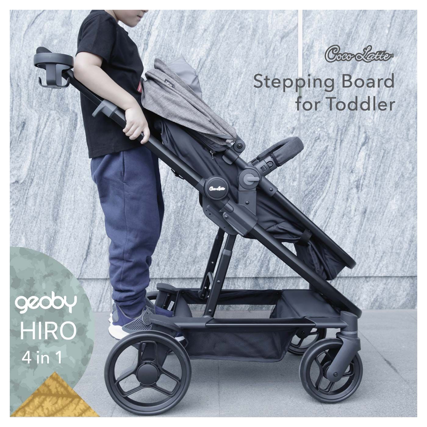 Cocolatte Stroller Cl 3205 Hiro Grey-Outright - 12