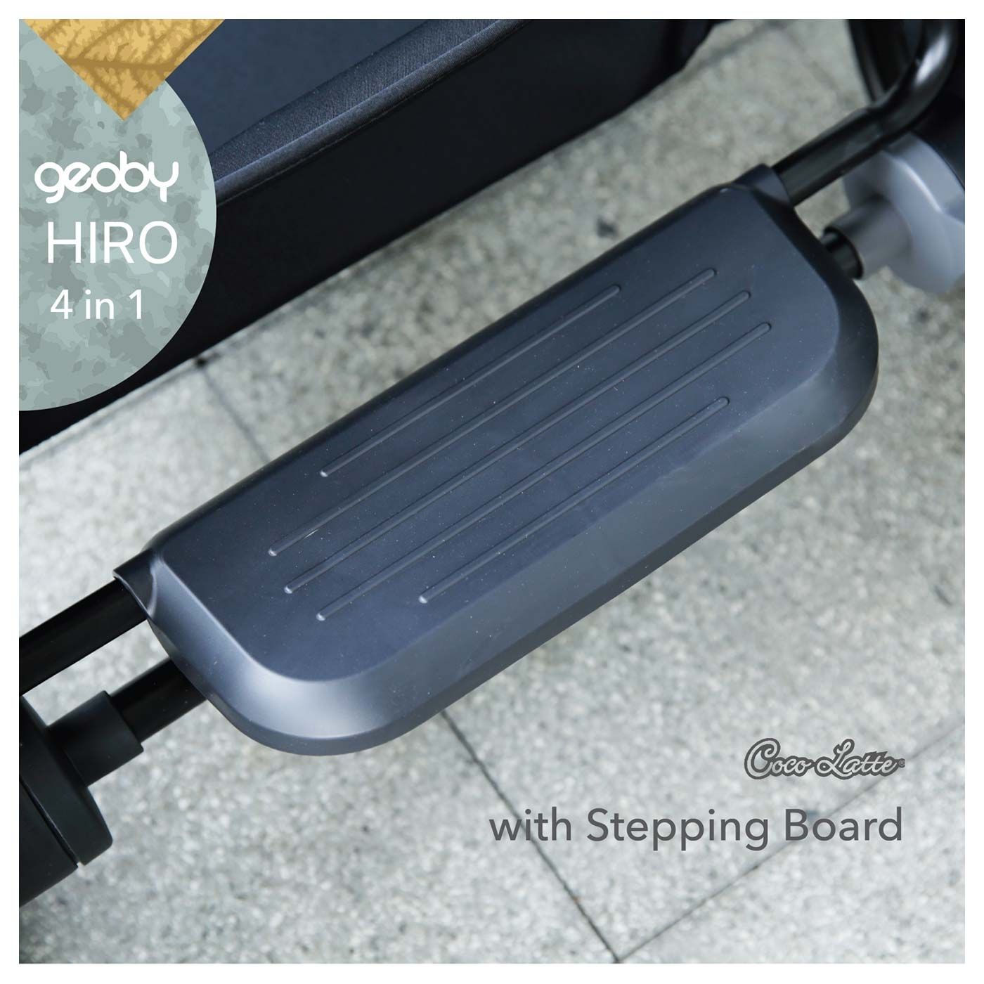 Cocolatte Stroller Cl 3205 Hiro Grey-Outright - 14