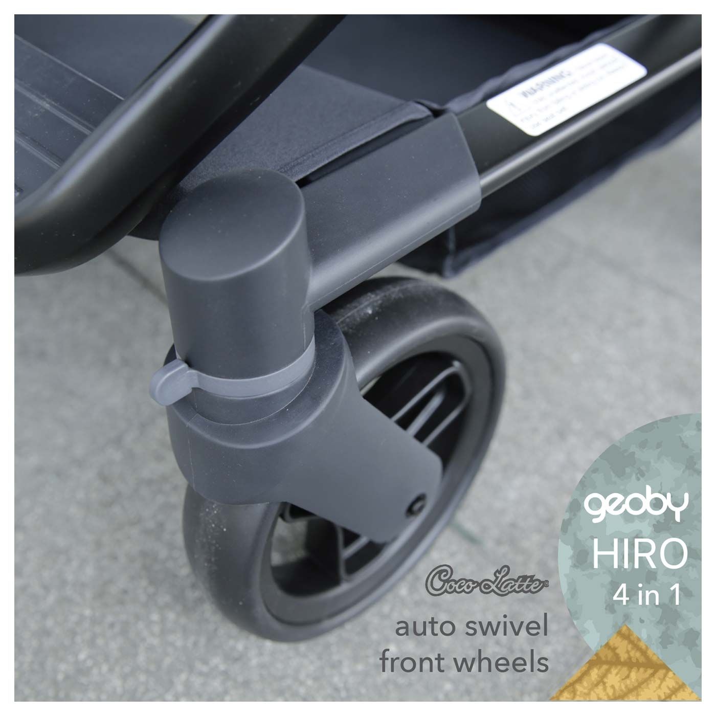 Cocolatte Stroller Cl 3205 Hiro Grey-Outright - 5