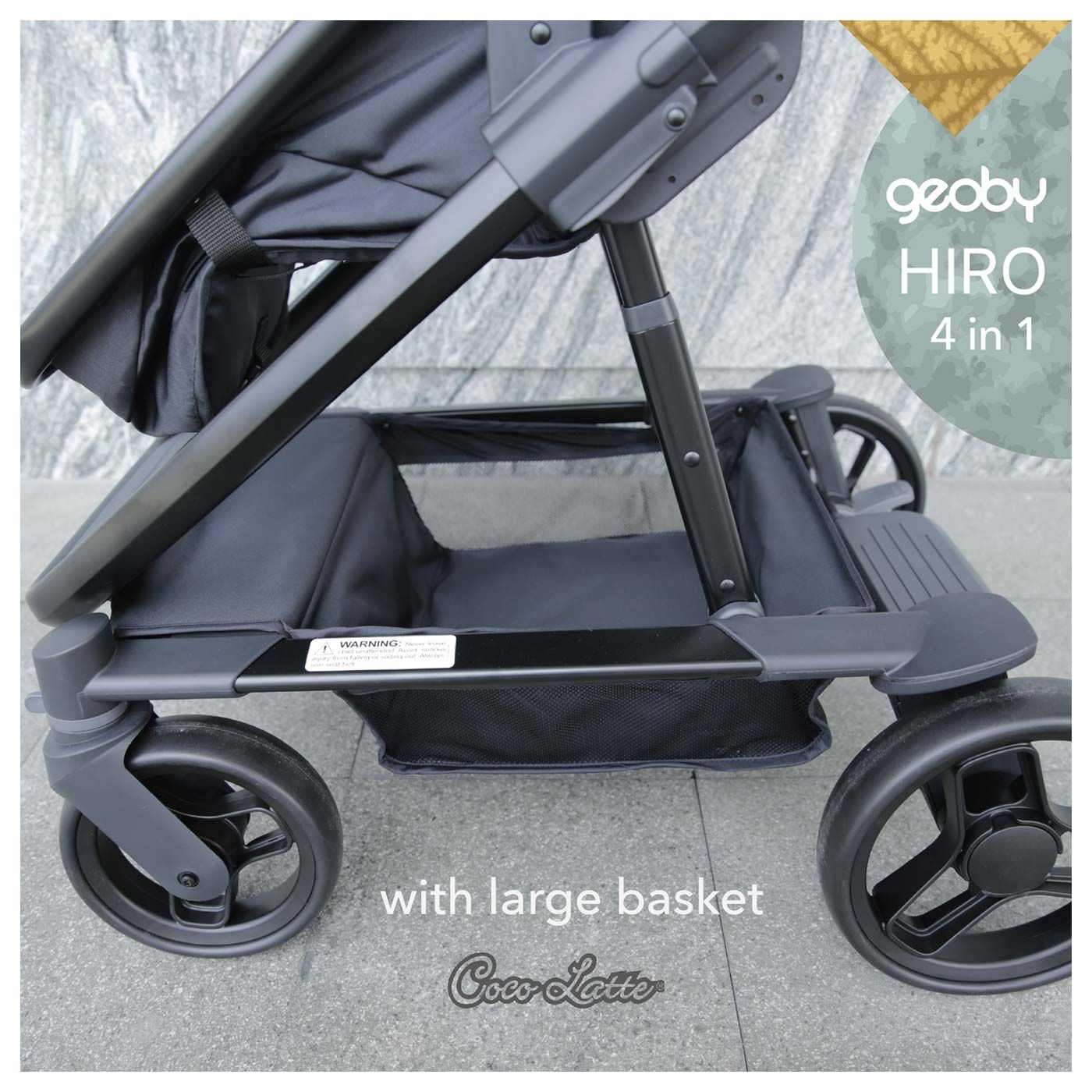 Cocolatte Stroller Cl 3205 Hiro Grey-Outright - 8