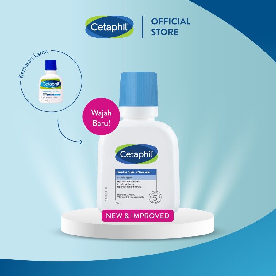 Cetaphil Gentle Skin Cleanser 59ml Sabun Pembersih Muka untuk Skin Care Cocok Untuk Segala Jenis Kulit - 3