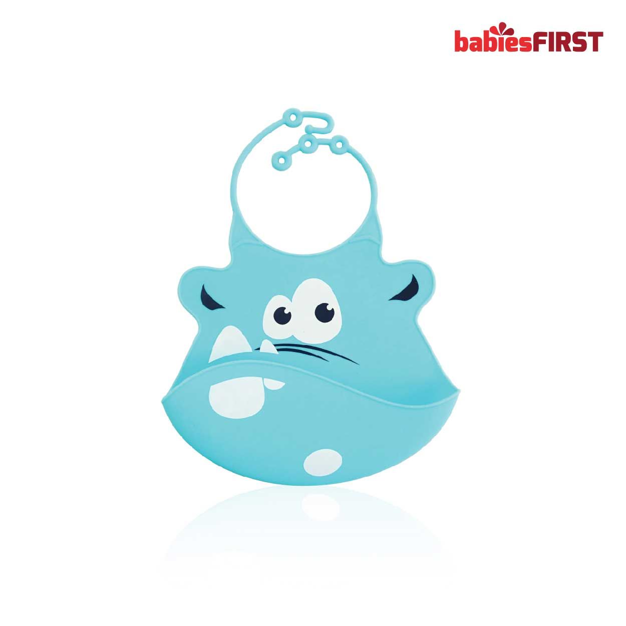 Babiesfirst Silicone Baby Bib Rhino - 1
