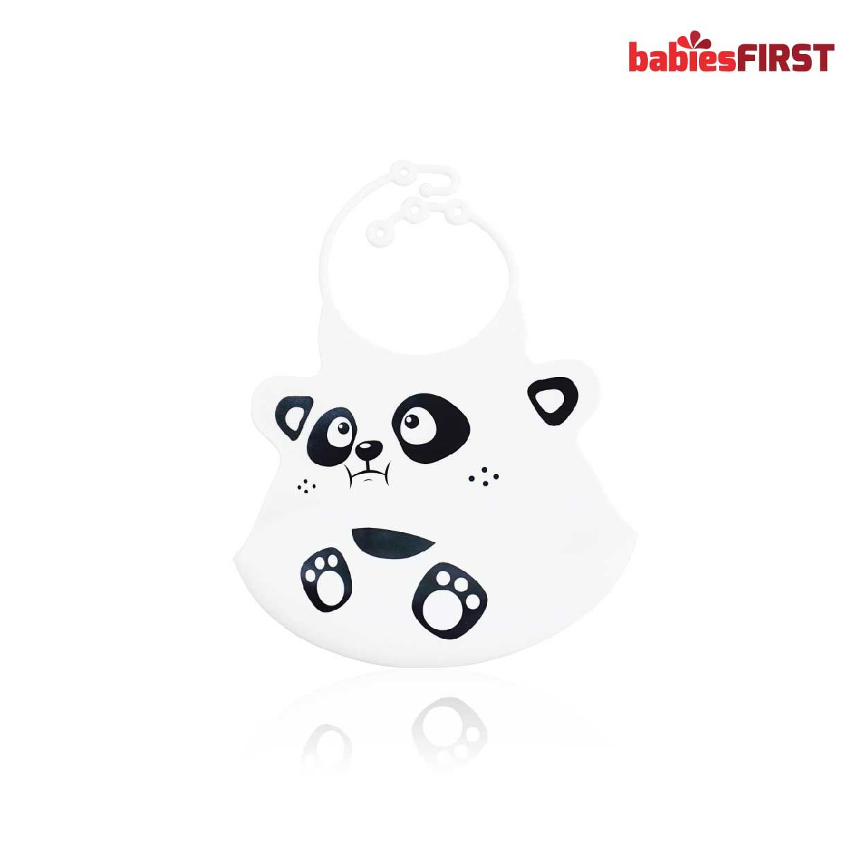 Babiesfirst Silicone Baby Bib Panda - 1