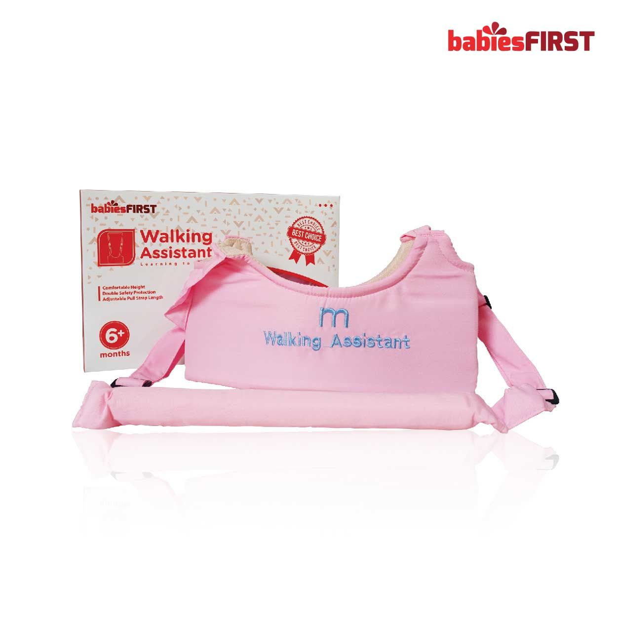Babiesfirst Walking Assistant Pink - 1