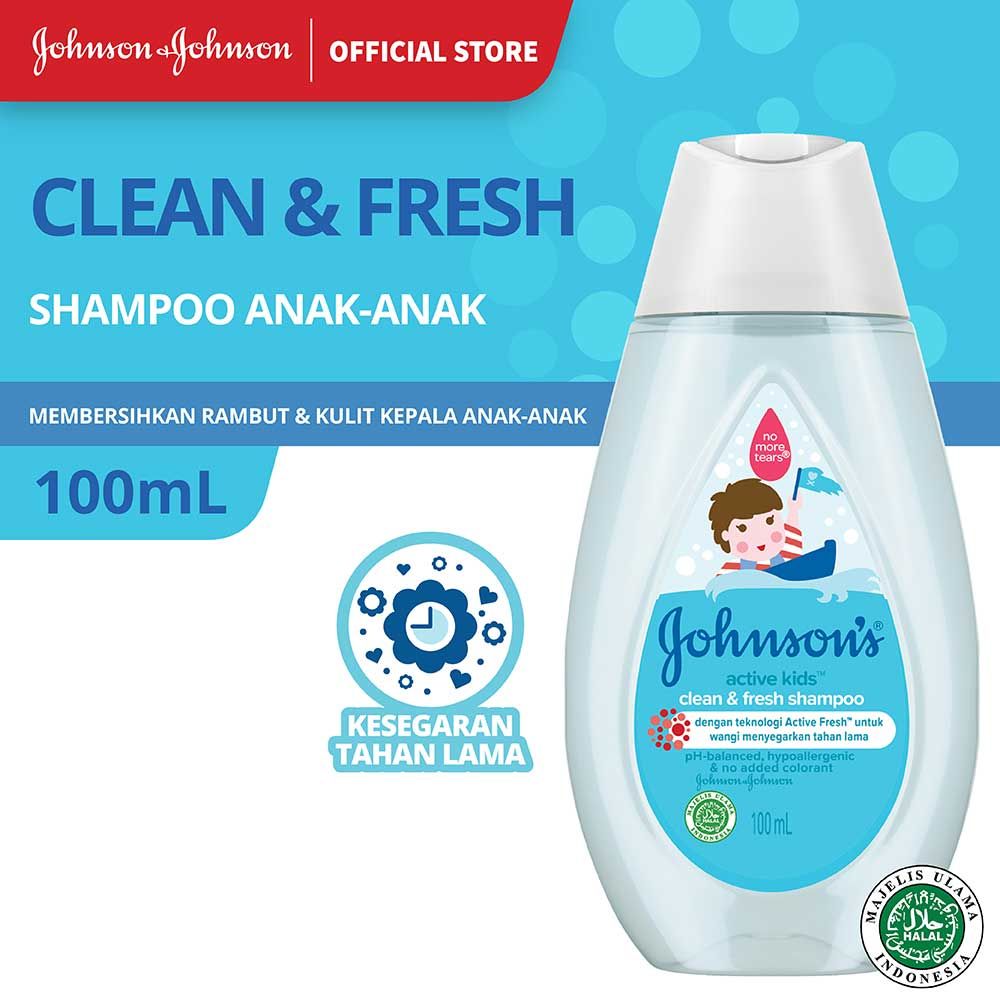 JOHNSON'S Active Kids Clean & Fresh Shampoo 100ml - 1