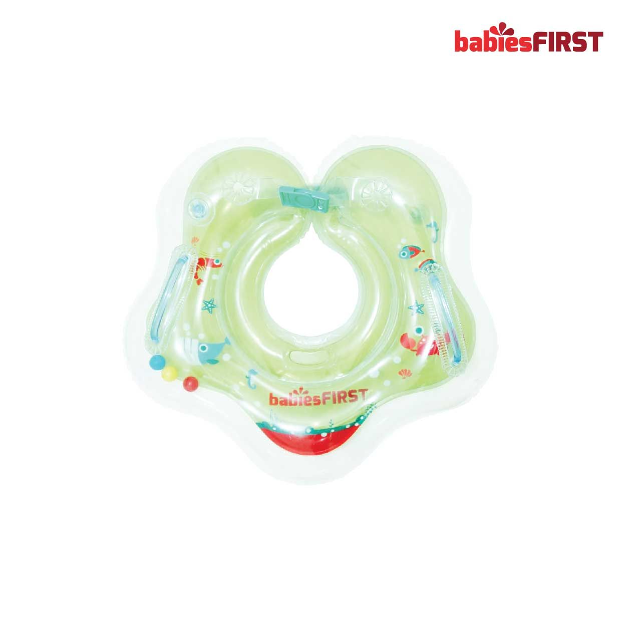 Babiesfirst Inflatable Baby Neck Ring Green - 3