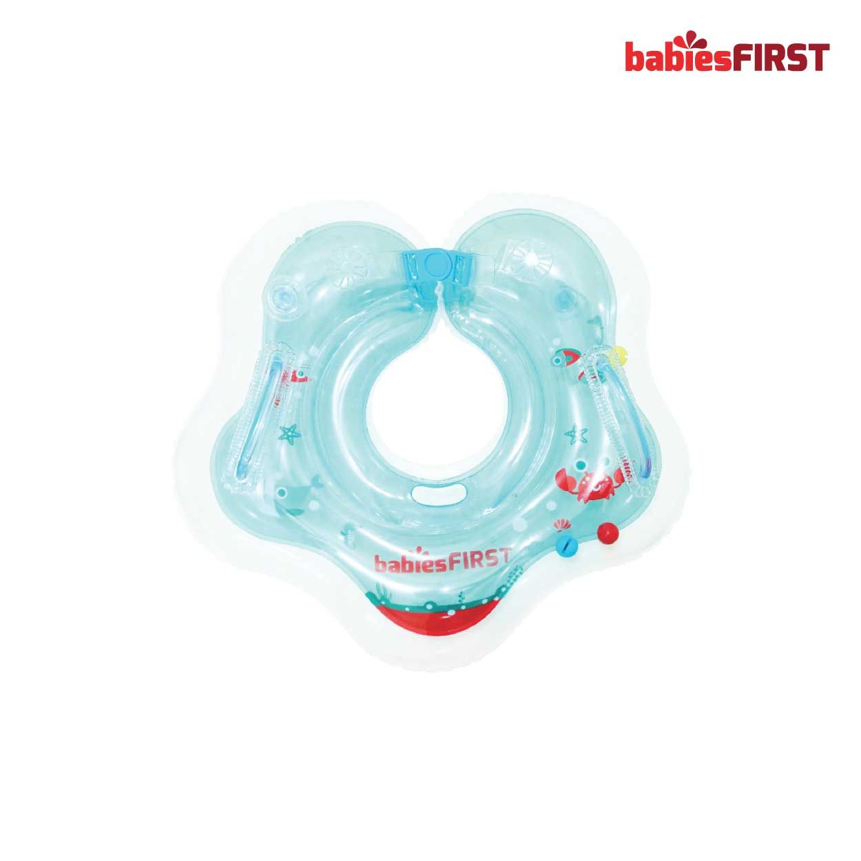 Babiesfirst Inflatable Baby Neck Ring Blue - 2