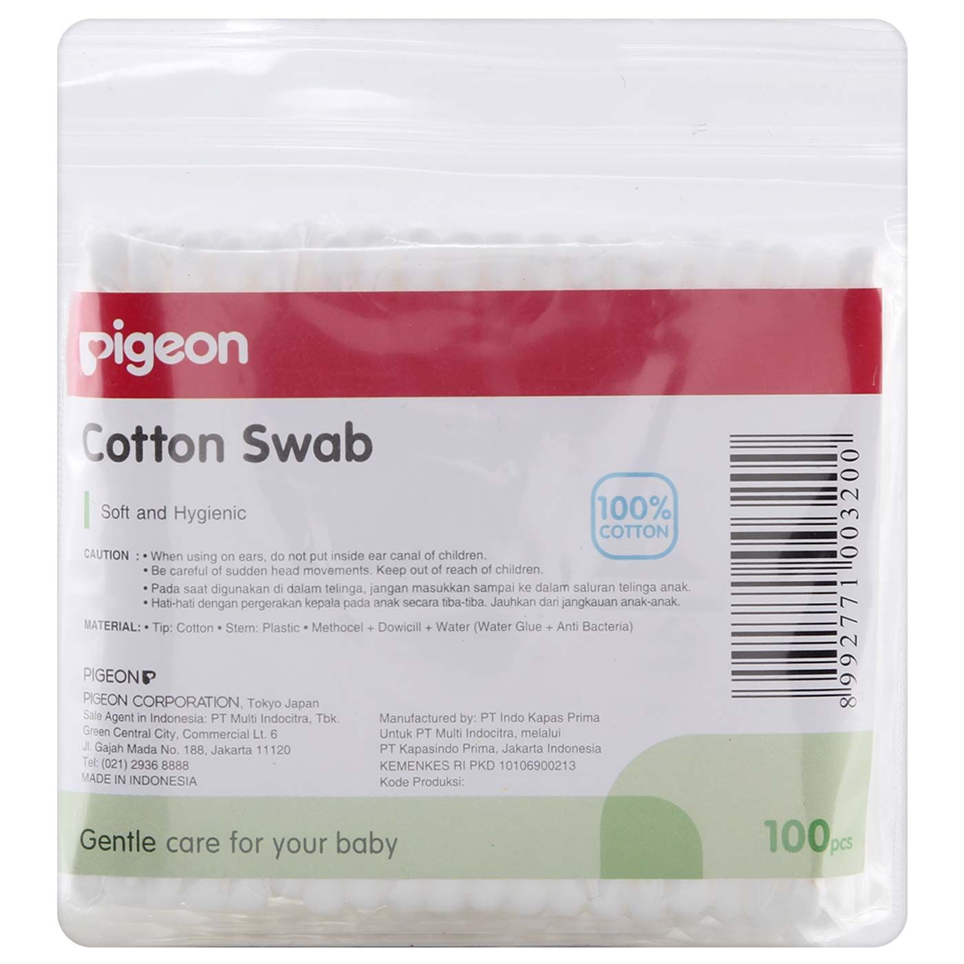 Pigeon Cotton Swabs (Isi 100) - 1