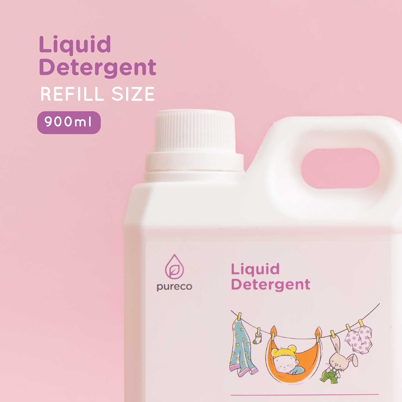 Pureco Refill Liquid Detergent 900ml - 3