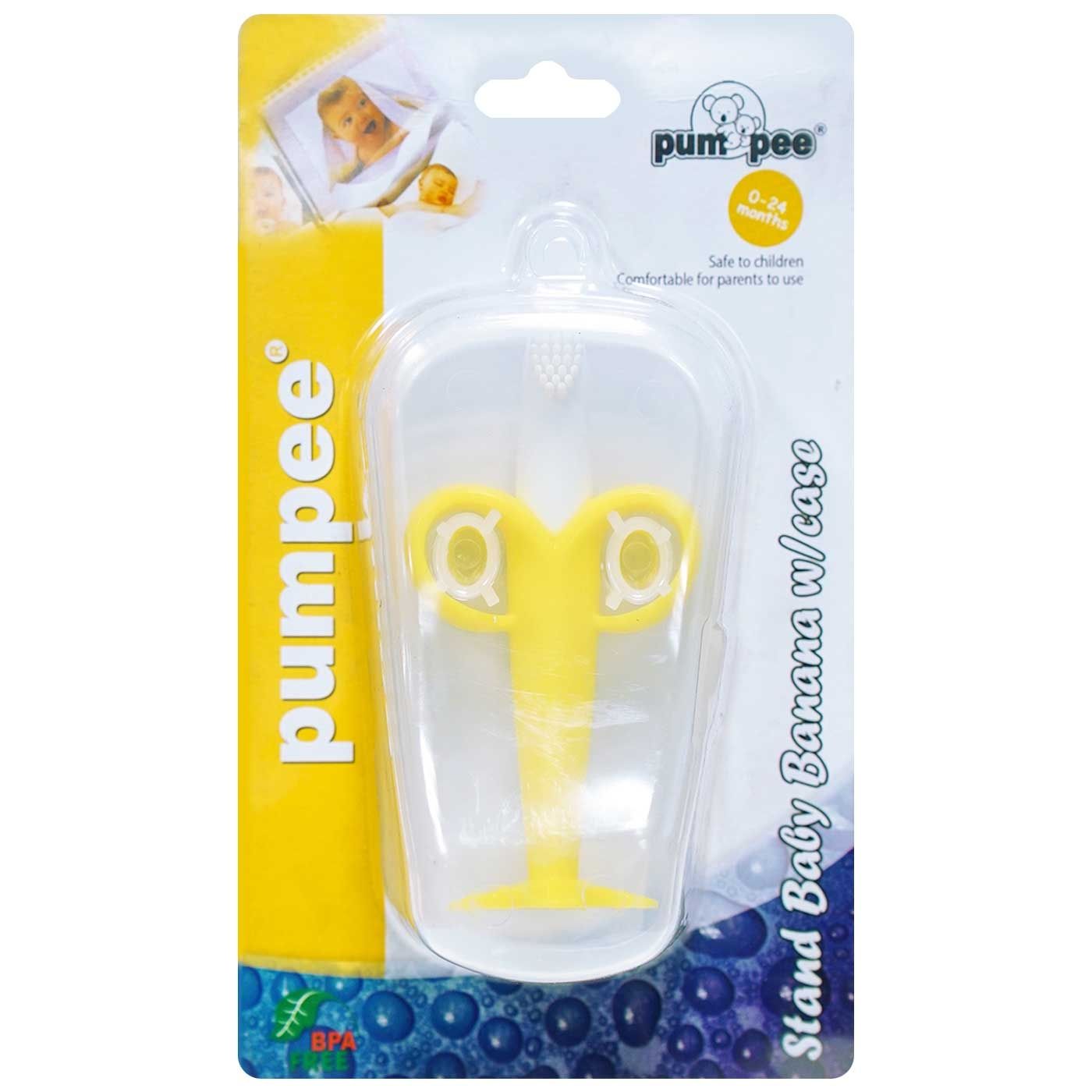 Pumpee Stand Baby Banana with Case Teether - 2