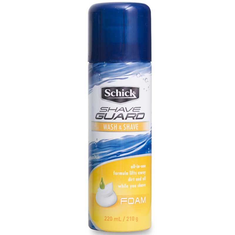 Schick Shave Guard Foam Wash & Shave 220ml/210gr - 1