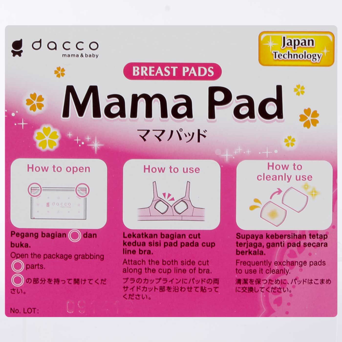 Dacco Mama Pad 3D (Isi 56 pcs) - 3
