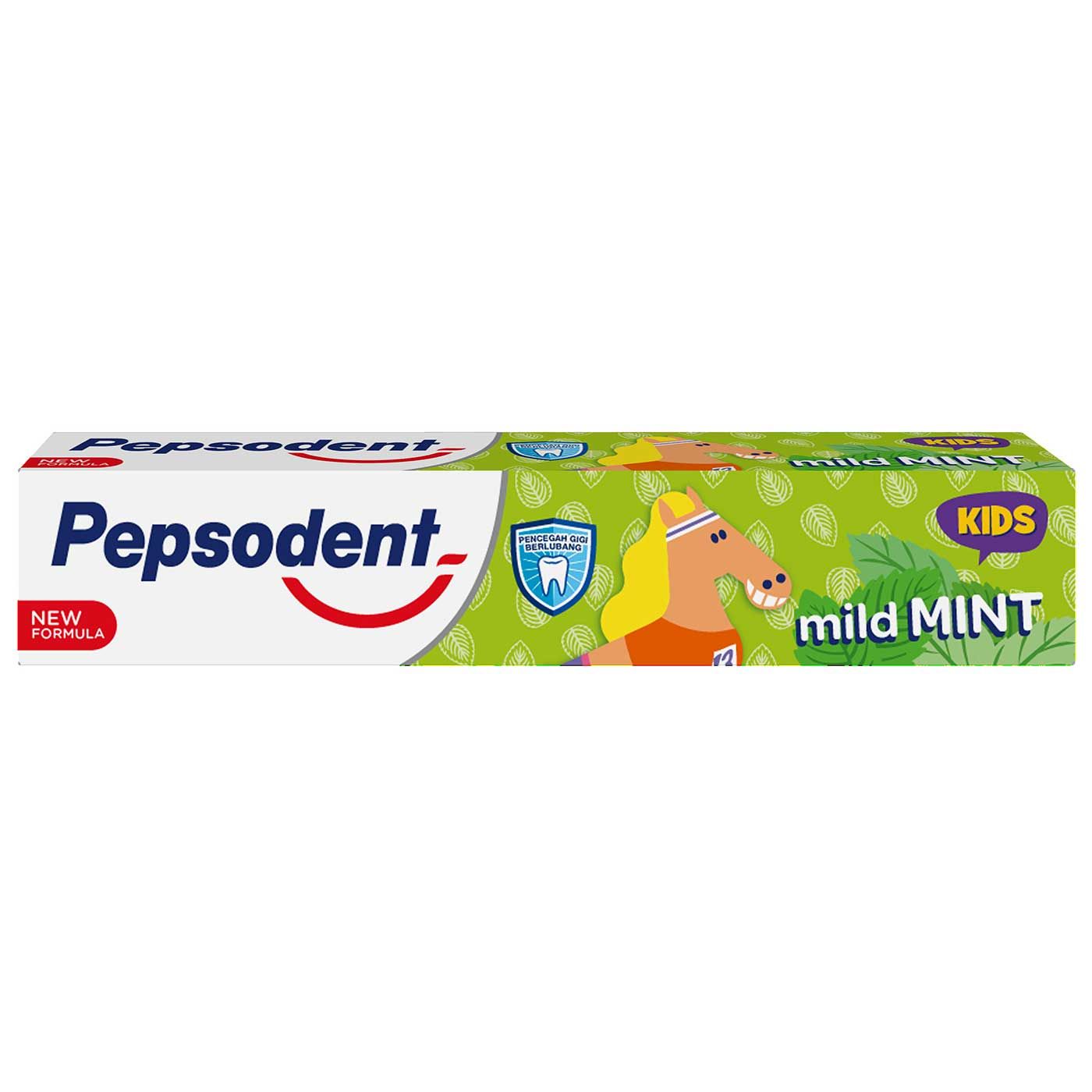 Pepsodent Kids Pasta Gigi Mild Mint 50gr - 1