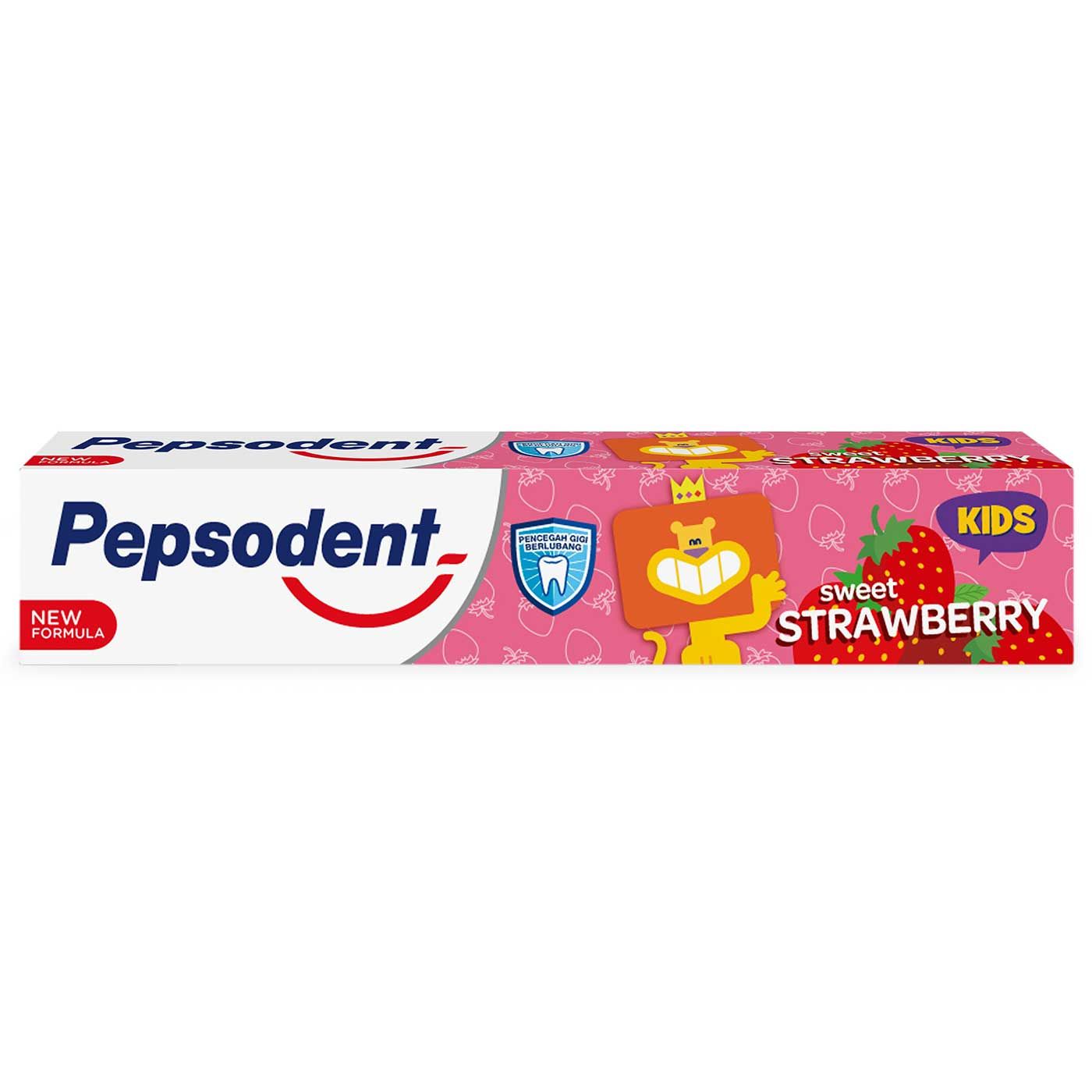 Pepsodent Kids Pasta Gigi Sweet Strawberry 50gr - 1